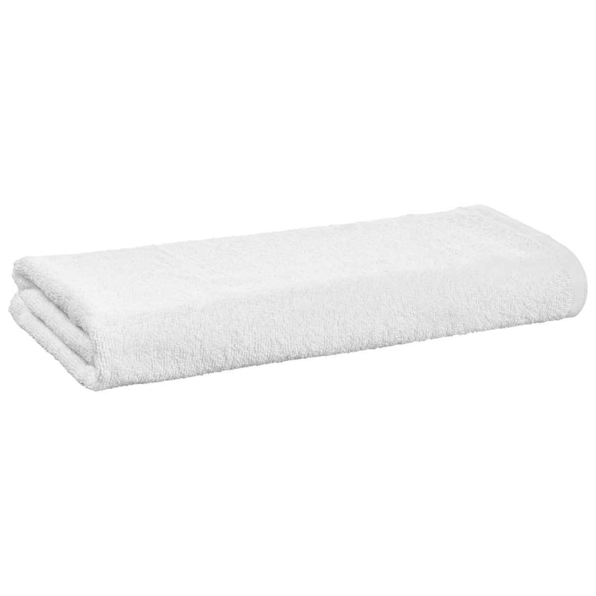 ERWIN M. Badetuch Classico ohne Bordüre; 100x150 cm (BxL); weiß; 5 Stück / Pack