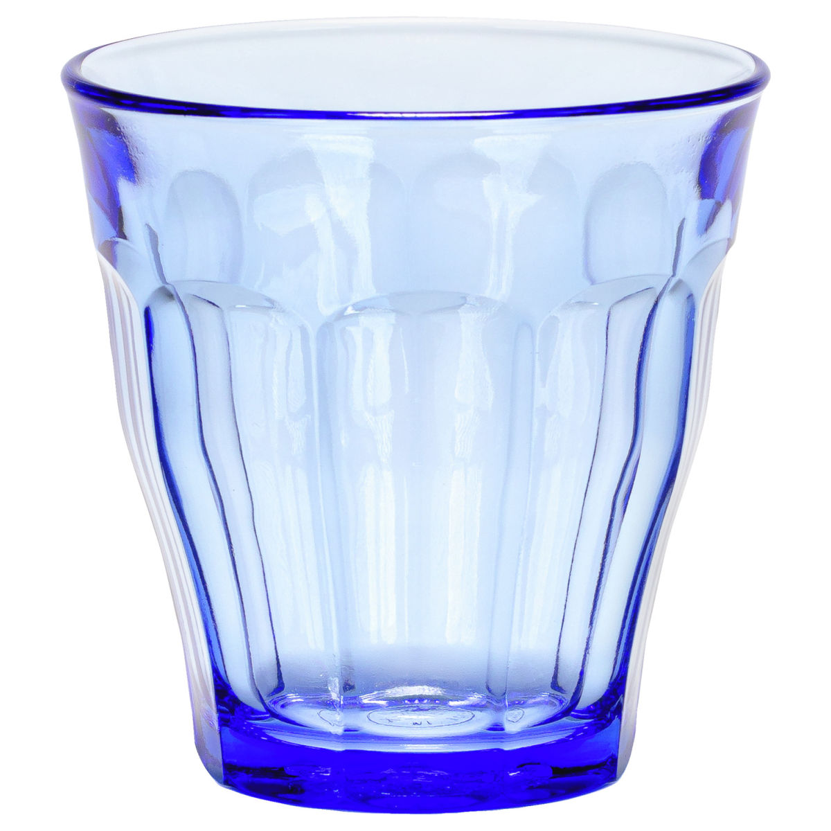 Duralex Universalglas Picardie farbig; 250 ml, 8.7x9 cm (ØxH); blau; 6 Stück / Pack