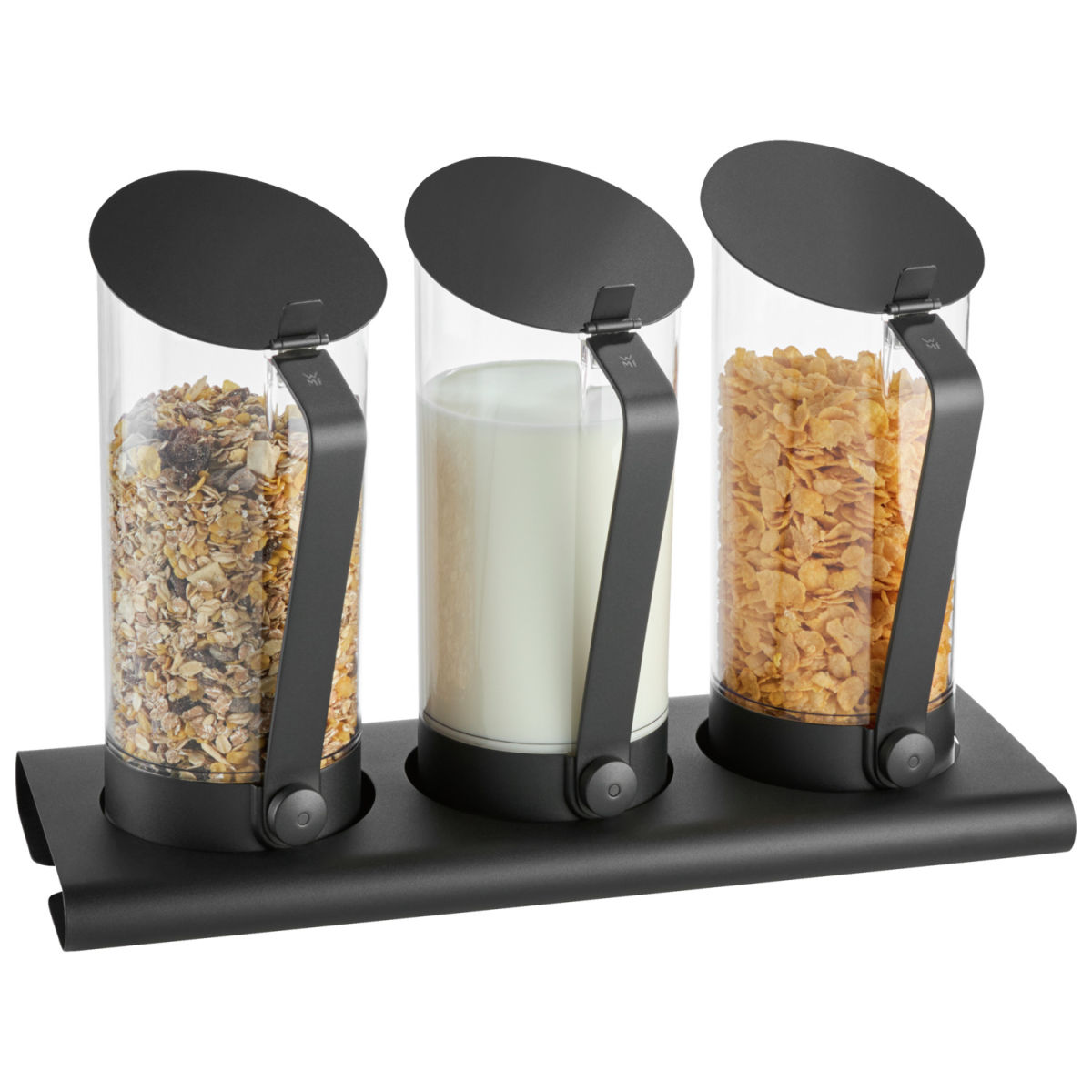 WMF Saft- / Cerealien-Set Buffet WMF Quadro; 29.5x16.7x13.6 cm (LxBxH); schwarz
