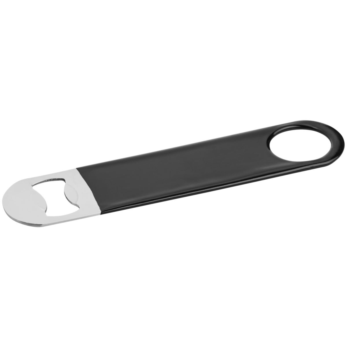 VEGA Flaschenöffner Omaha; 18x4 cm (LxB); schwarz/silber; 4 Stück / Pack