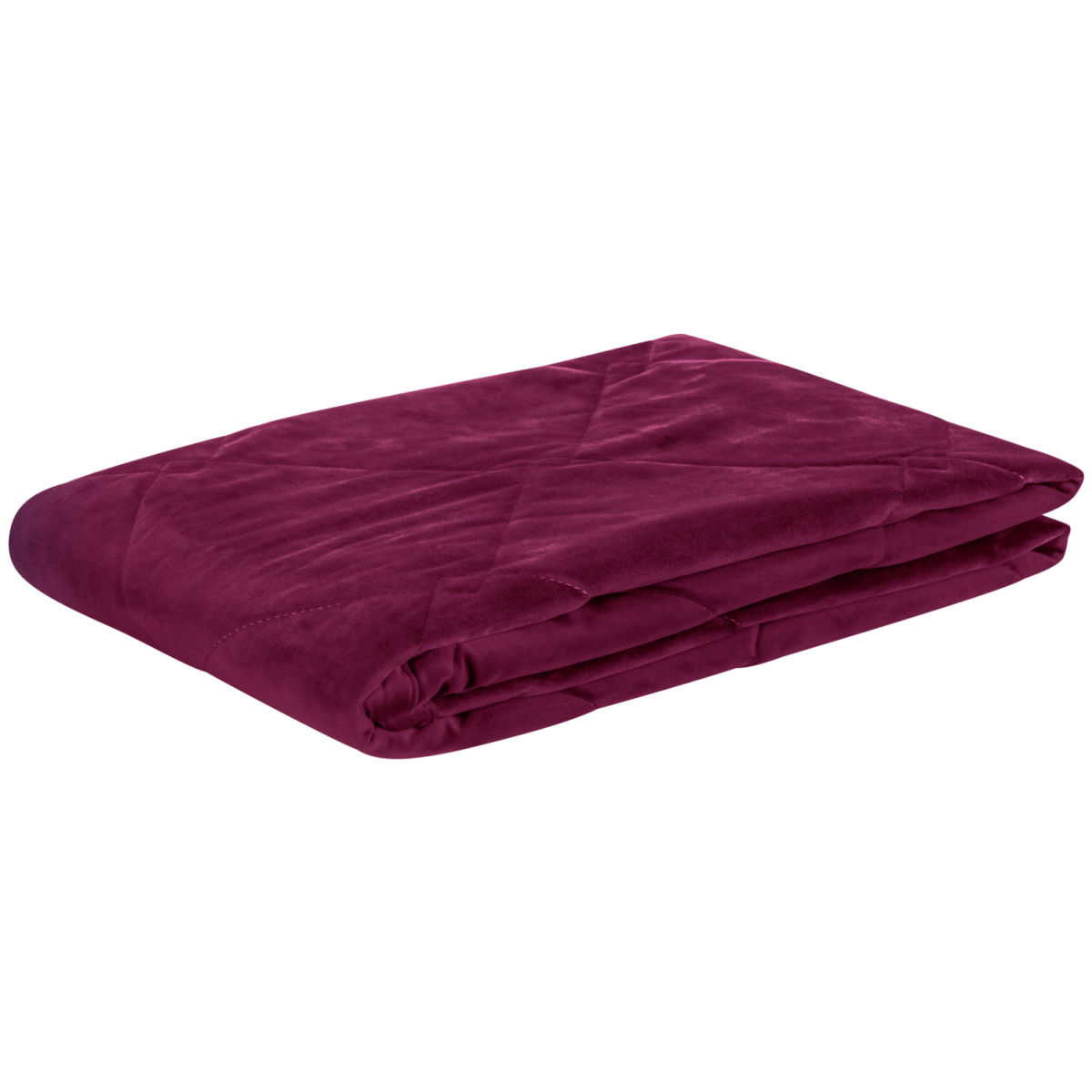 ERWIN M. Tagesdecke Samara Diamond; 180x260 cm (BxL); burgund; rechteckig