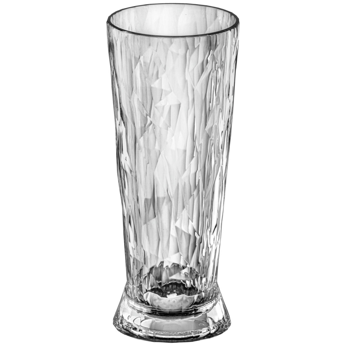 koziol Bierglas Bier Club No. 10 Superglas; 410 ml, 7.4x17.7 cm (ØxH); transparent; 0.3 l Eichstrich, 48 Stück / Pack