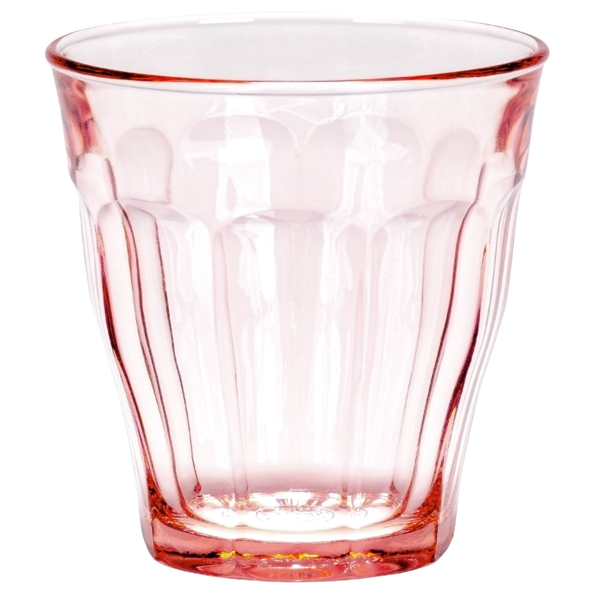 Duralex Universalglas Picardie farbig; 250 ml, 8.7x9 cm (ØxH); rosé; 6 Stück / Pack