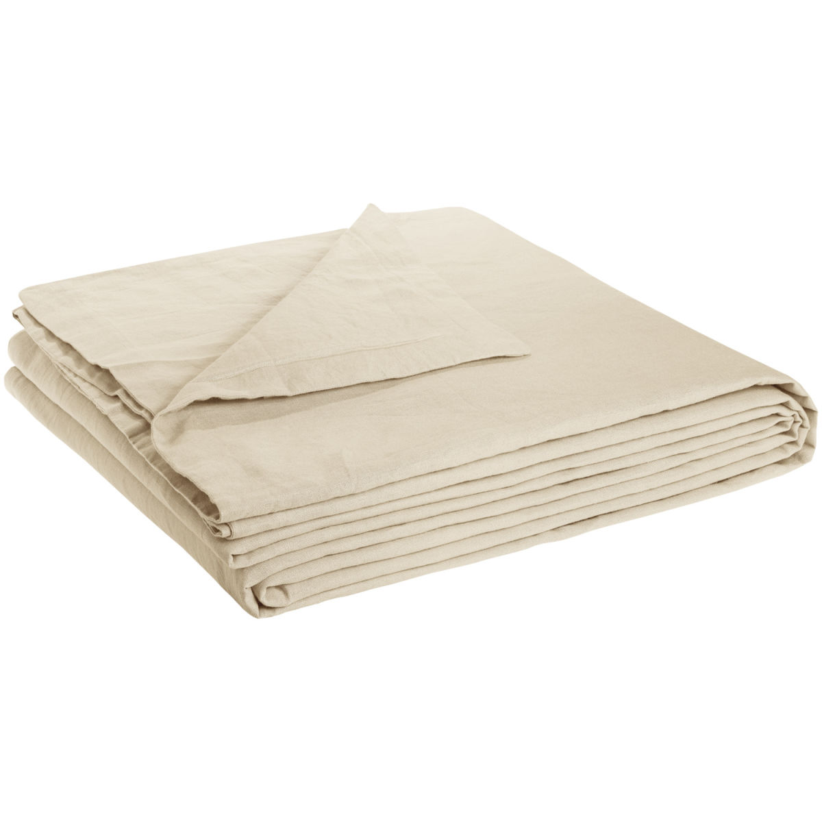 ERWIN M. Tagesdecke Riala; 160x340 cm (BxL); wollweiß