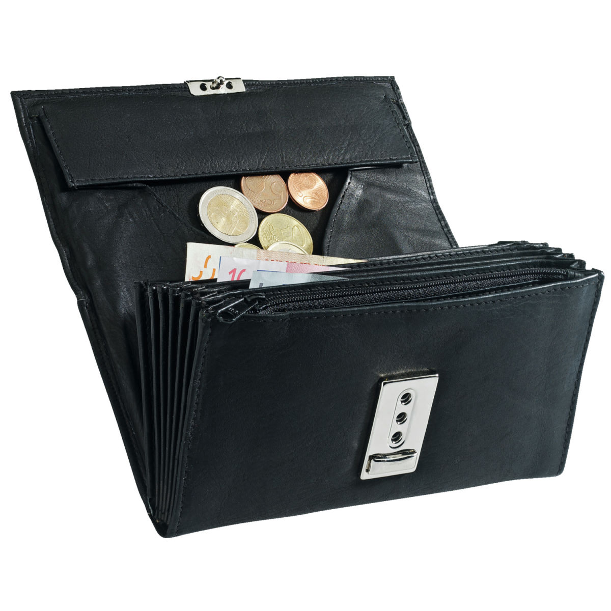 VEGA Kellnerbörse Lacara; 18x9.5 cm (LxB); schwarz; rechteckig