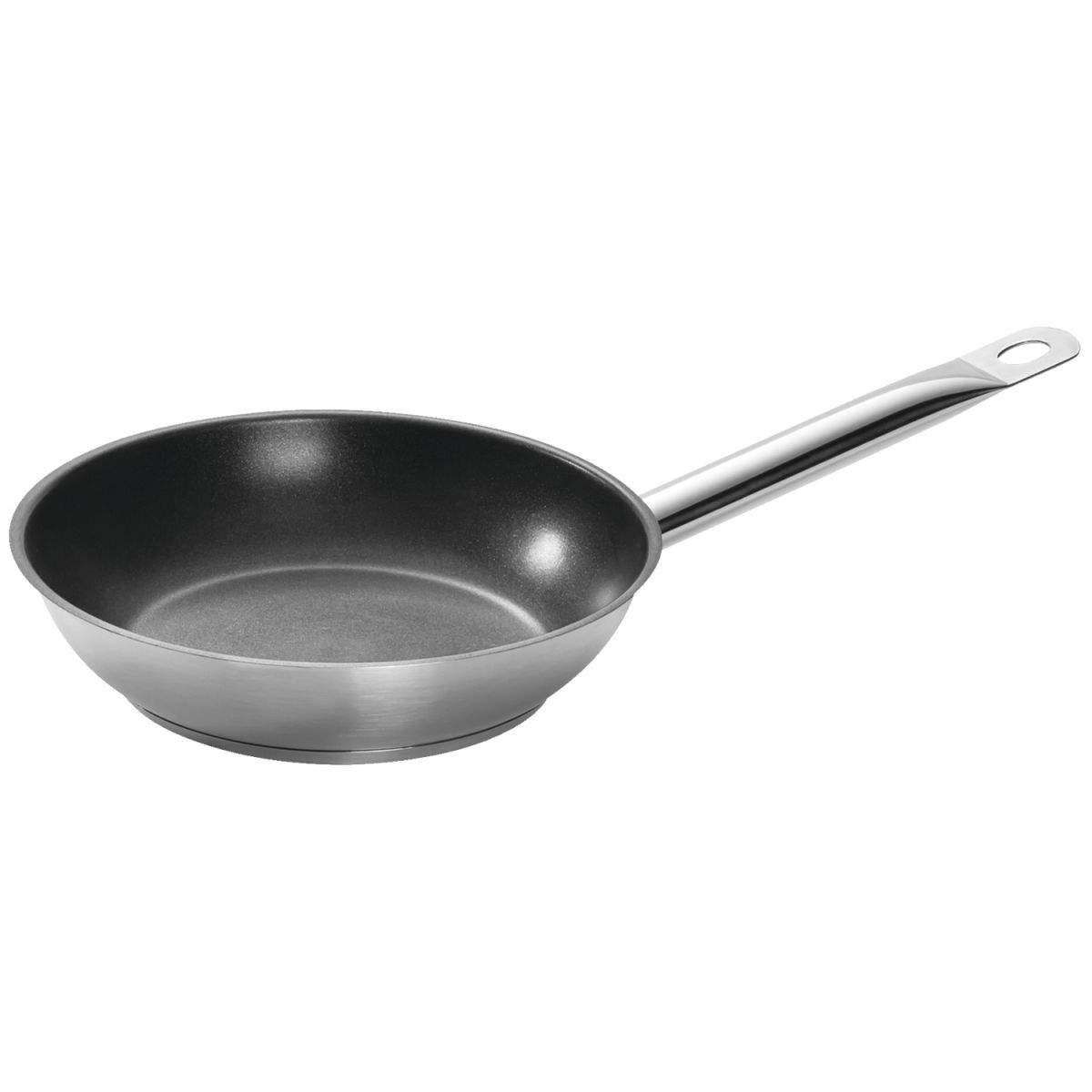 VEGA Edelstahl-Pfanne Haylie beschichtet; 24x5.5 cm (ØxH); anthrazit; rund