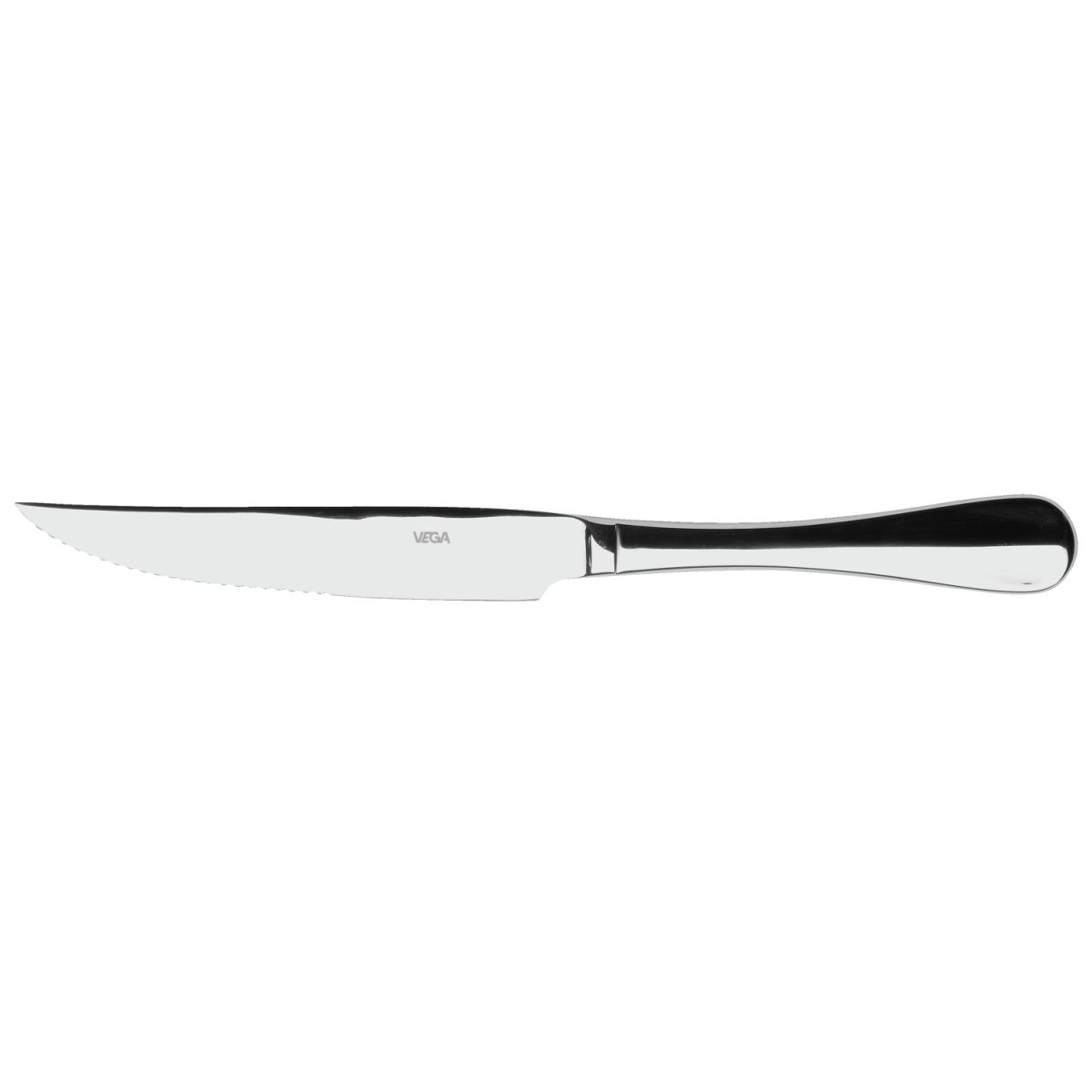 VEGA Pizza-/Steakmesser Baguette; 23.3 cm (L); silber, Griff silber; 12 Stück / Pack