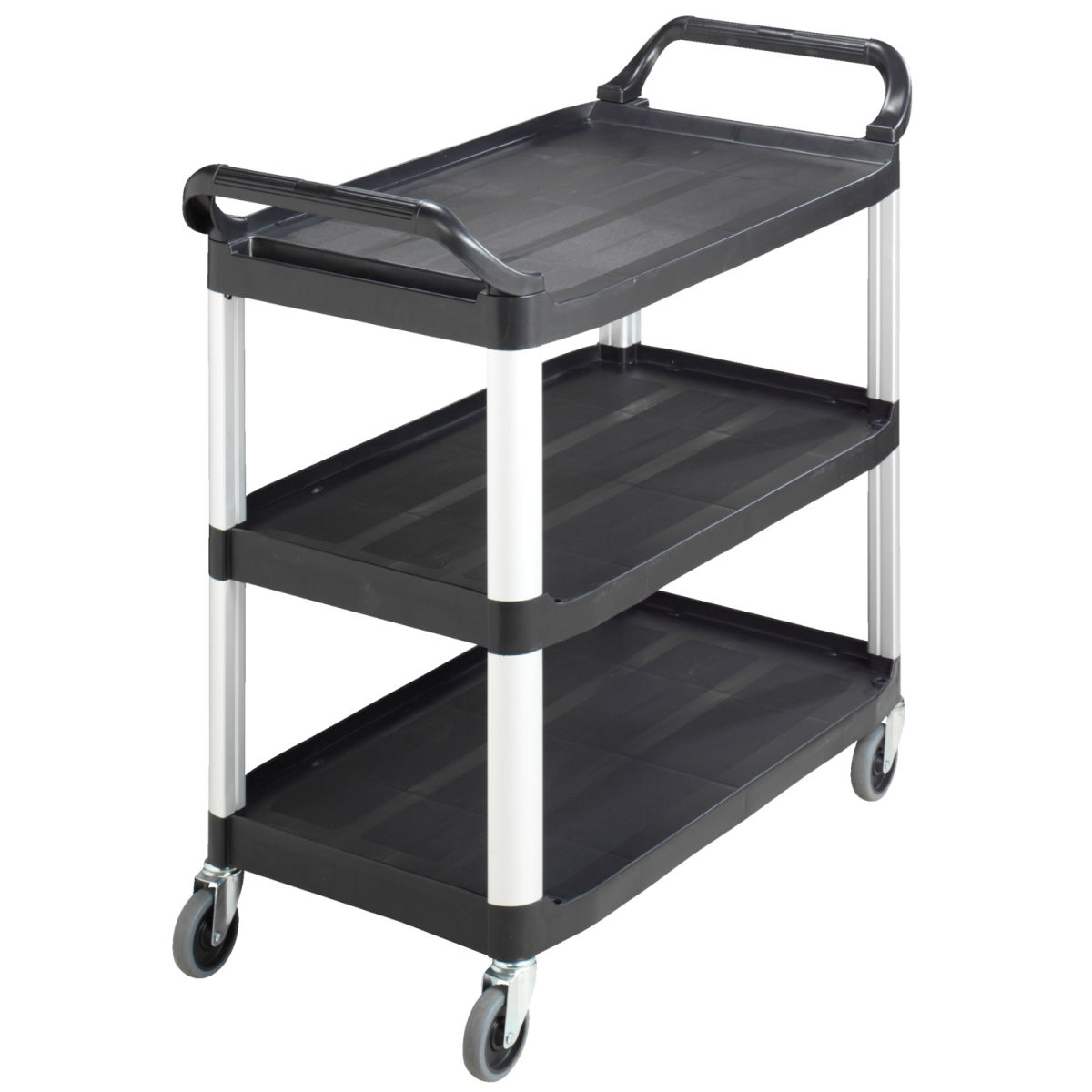 PULSIVA Servierwagen Perfect Junior; 82.5x41x85 cm (BxTxH); schwarz/grau