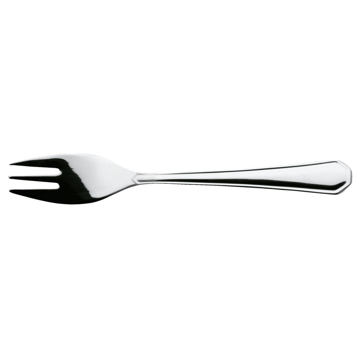 PULSIVA Kuchengabel Tunis Basic; 14.5 cm (L); silber, Griff silber; 12 Stück / Pack