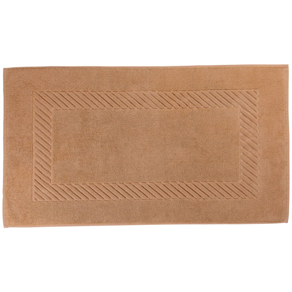 ERWIN M. Badematte Valencia Uni; 50x90 cm (BxL); tabak