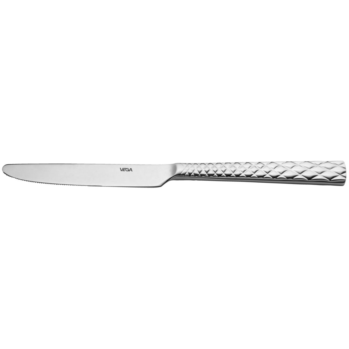 VEGA Vorspeisen-/Dessertmesser Brilio Monoblock; 21.2 cm (L); silber, Griff silber; 12 Stück / Pack