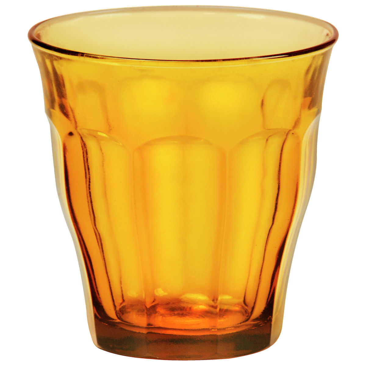 Duralex Universalglas Picardie farbig; 250 ml, 8.7x9 cm (ØxH); gelb; 6 Stück / Pack