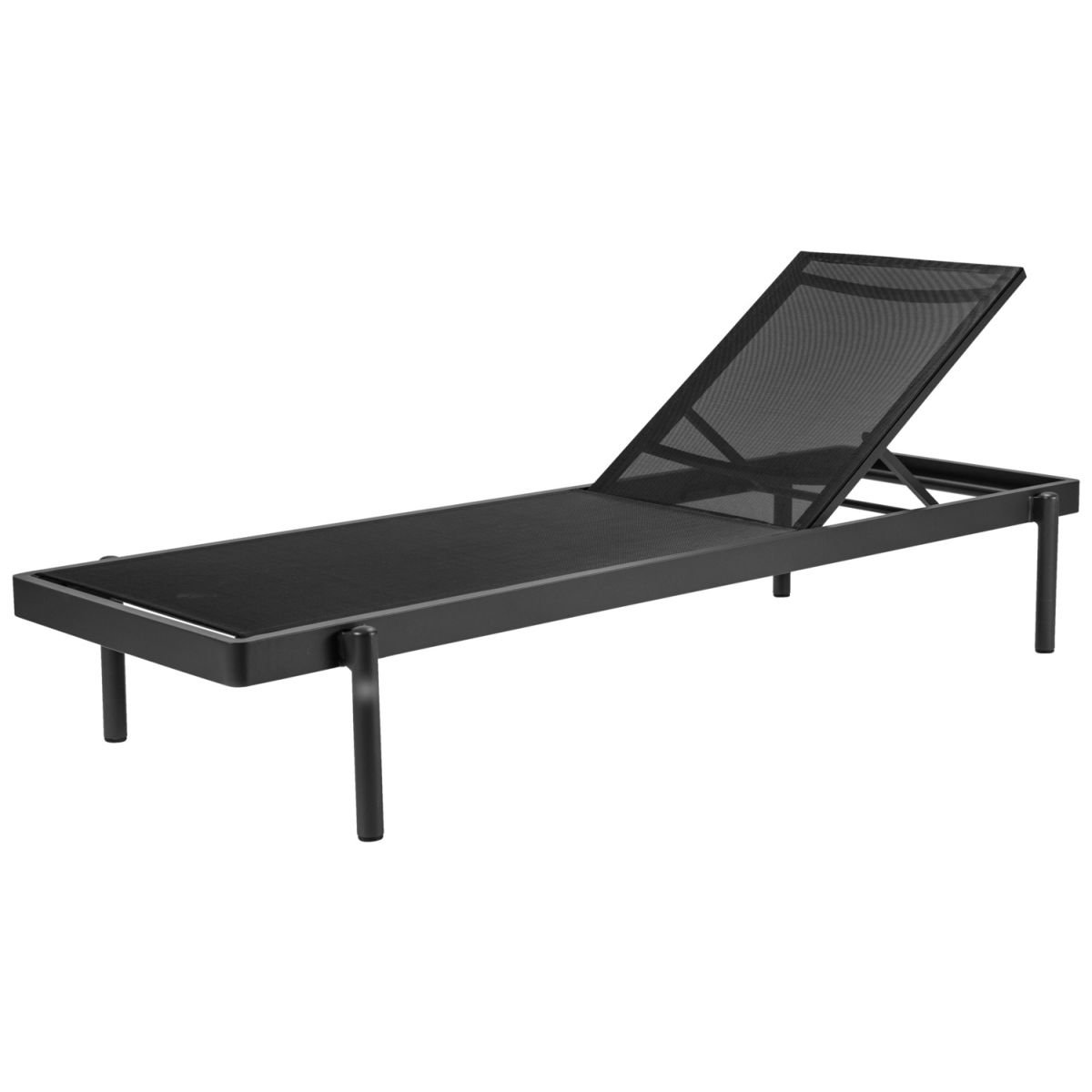 VEGA Sonnenliege Arvos; 200x73.5x32 cm (LxBxH); Sitz anthrazit, Gestell anthrazit