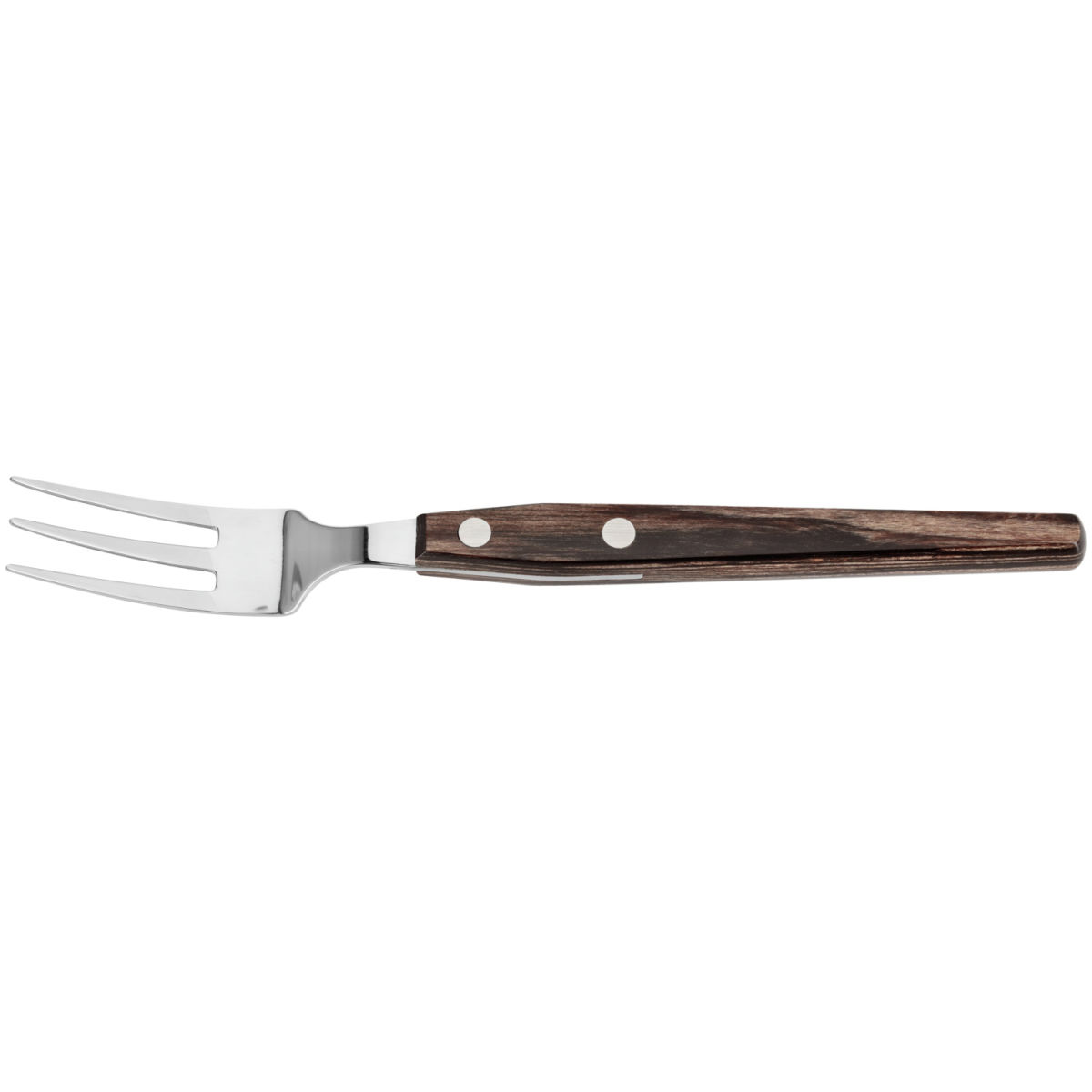VEGA Pizza-/Steakgabel San Antonio; 22.5 cm (L); braun, Griff braun; 6 Stück / Pack
