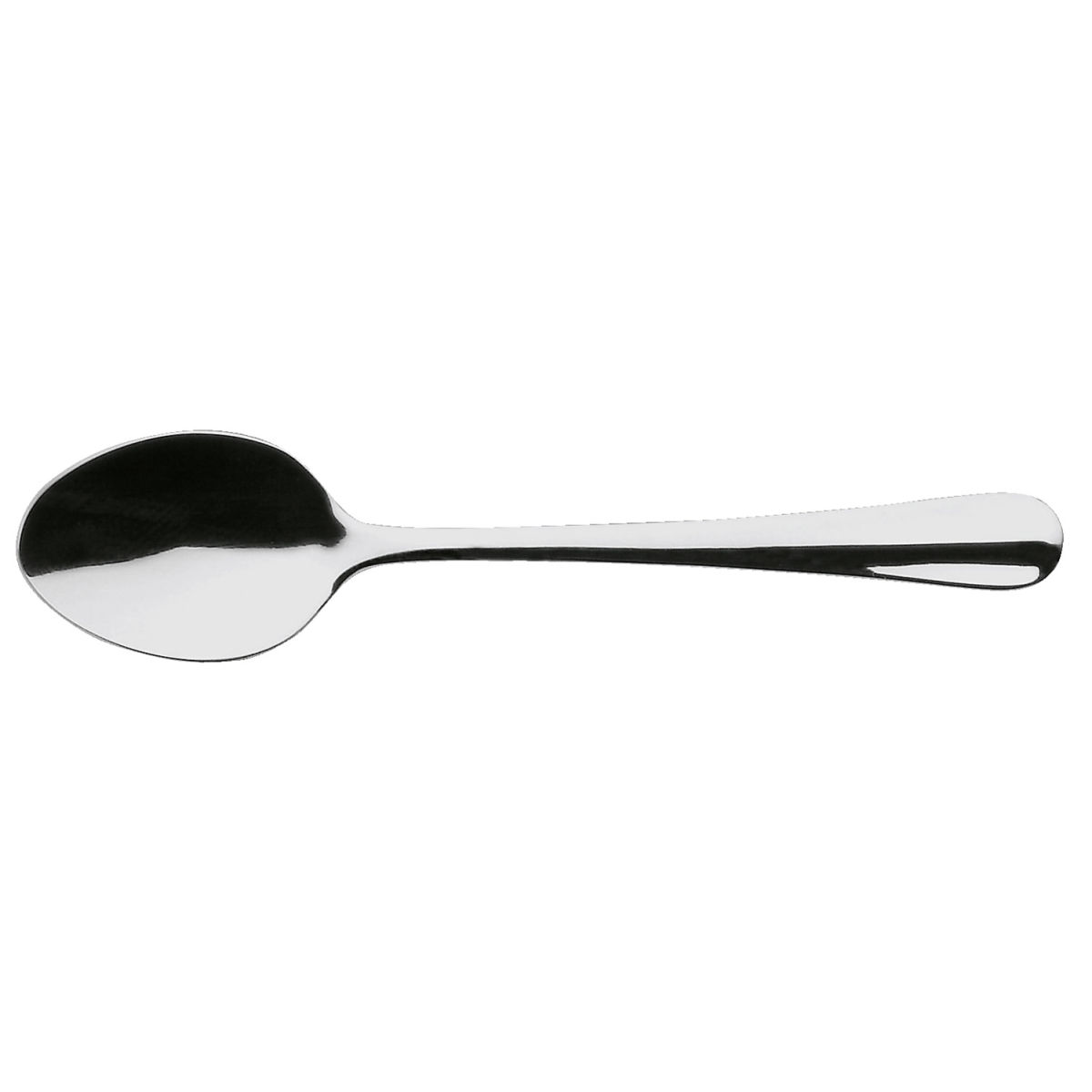 VEGA Mokka-/Espressolöffel Baguette; 11 cm (L); silber, Griff silber; 12 Stück / Pack