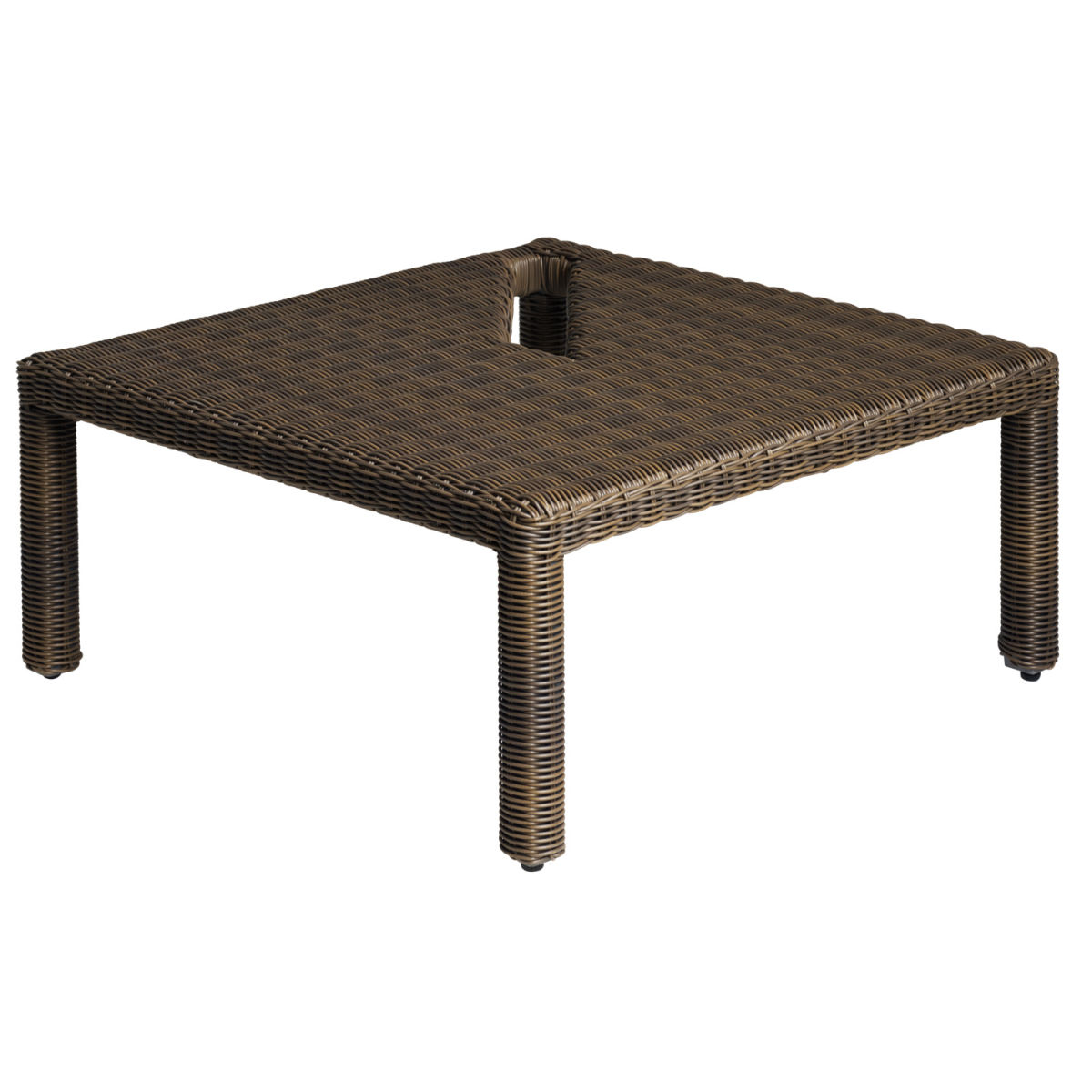 VEGA Tisch/Hocker Lika; 69.5x69.5x31 cm (LxBxH); Platte grau/braun, Gestell grau/braun; quadratisch