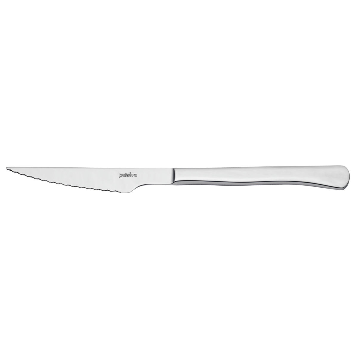 PULSIVA Steak-/Pizzamesser Londrina; 22.3 cm (L); silber; 6 Stück / Pack