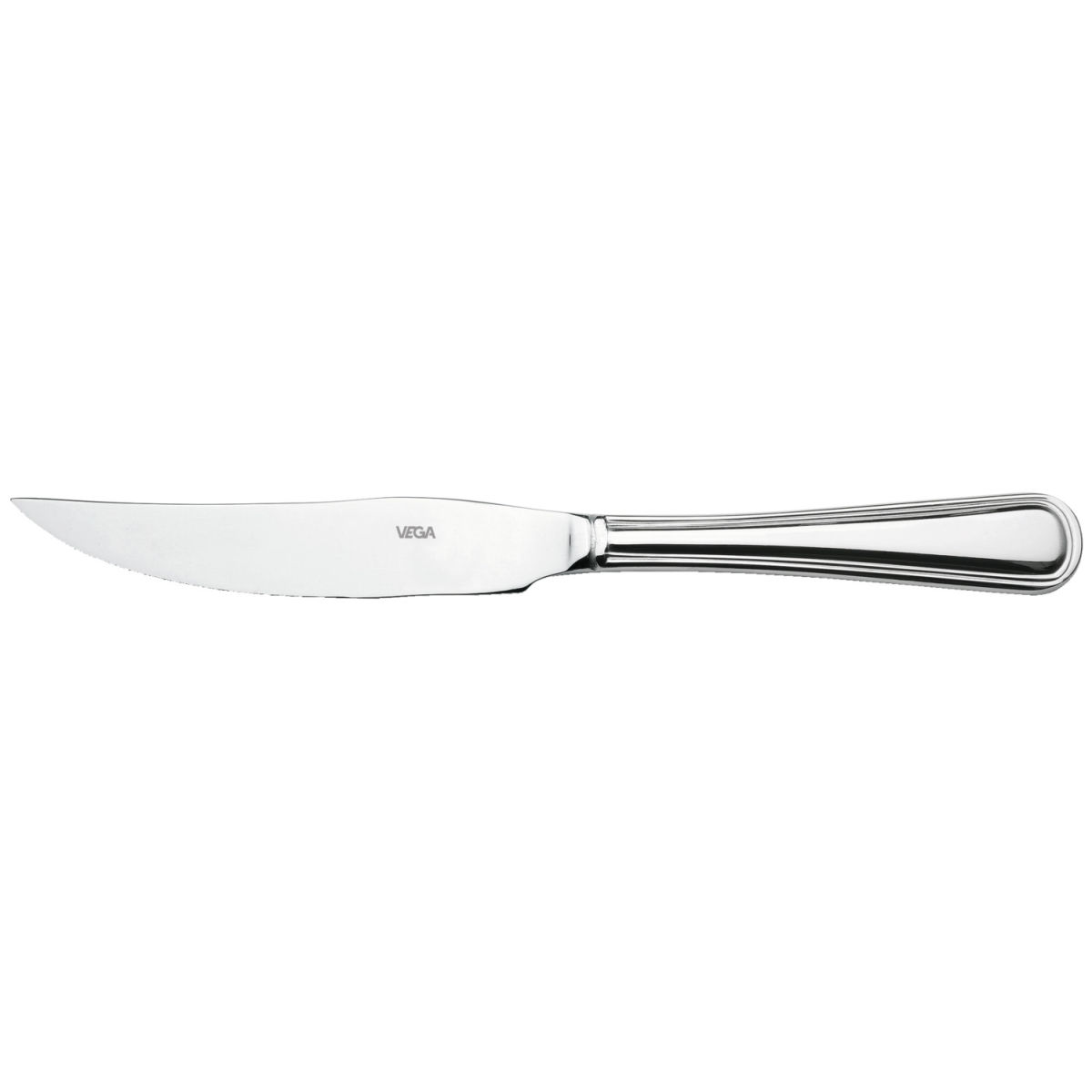 VEGA Pizza-/Steakmesser San Remo; 20.9 cm (L); silber, Griff silber; 12 Stück / Pack