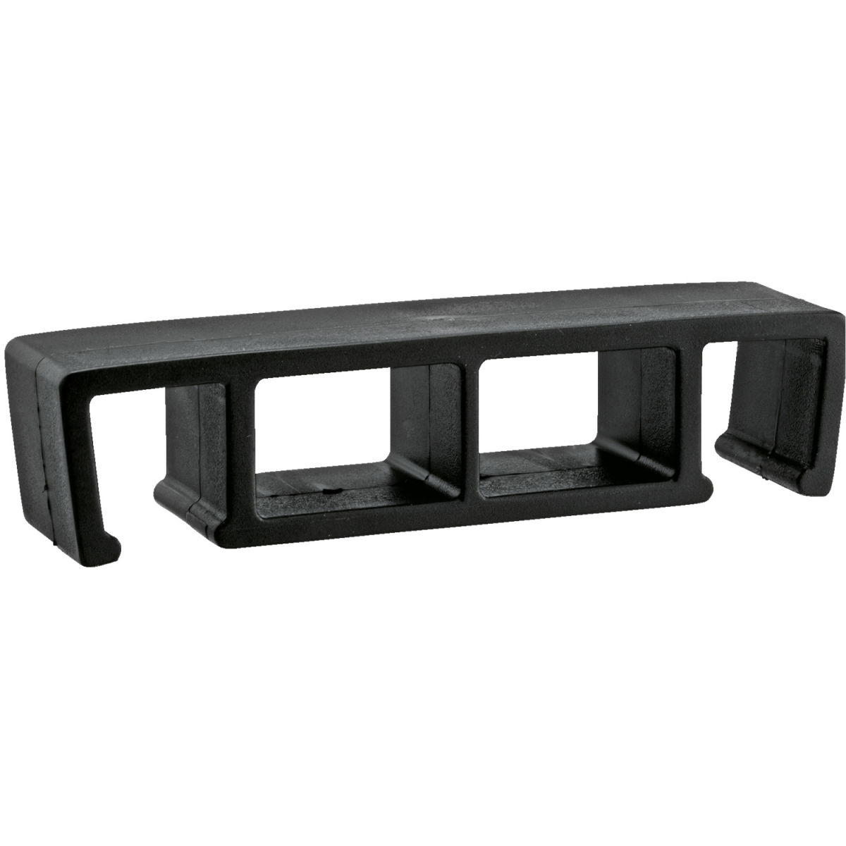 PULSIVA Reihenverbinder für Bankett-Stühle; 12x3x3 cm (BxTxH); schwarz; 2 Stück / Pack