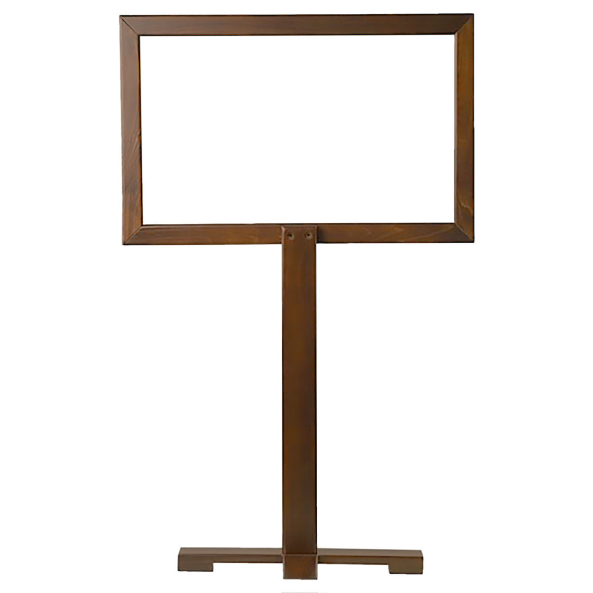 PULSIVA Hygieneschutzwand Amillo; 100x70x155 cm (BxTxH); tabak gebeizt