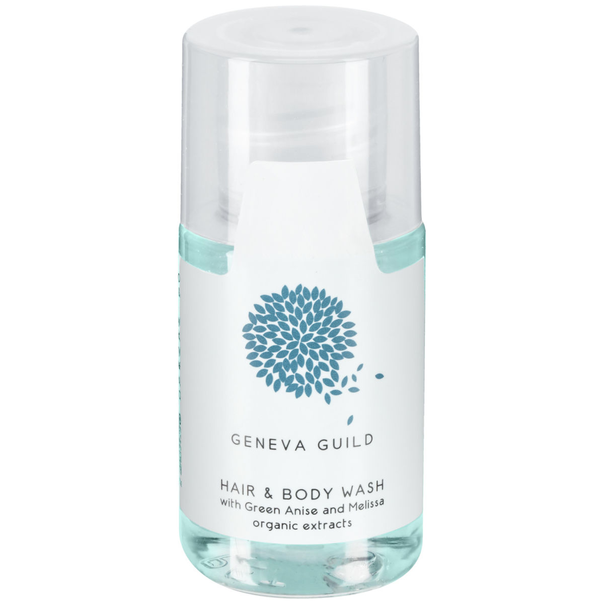 V-Touch Hotel Shampoo und Duschgel Geneva Guild; 20 ml; blau; 400 Stück / Pack