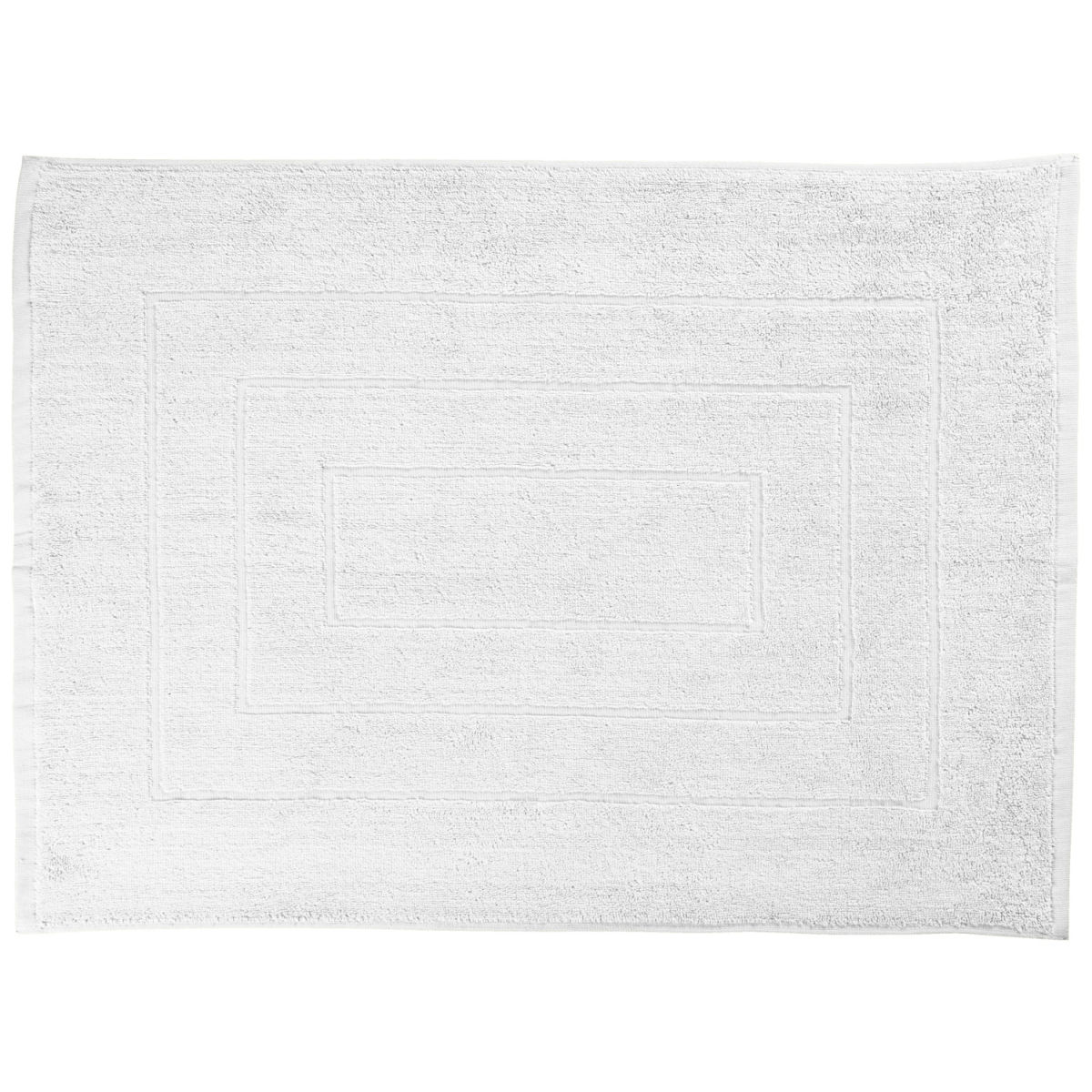 PULSIVA Badematte Mars; 50x70 cm (BxL); weiß; 5 Stück / Pack