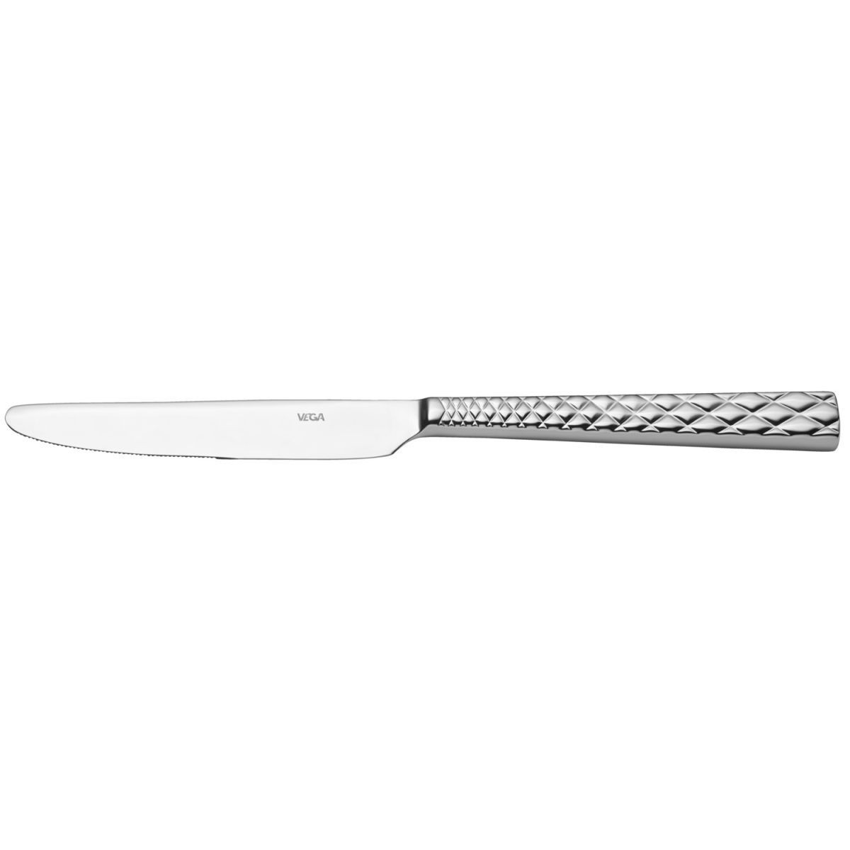 VEGA Menümesser Brilio Hohlheft; 23.9 cm (L); silber, Griff silber; 12 Stück / Pack