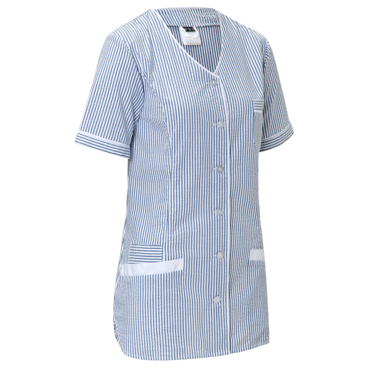 JOBELINE Damenkasack Veda gestreift; Kleidergröße 34; blau/weiß