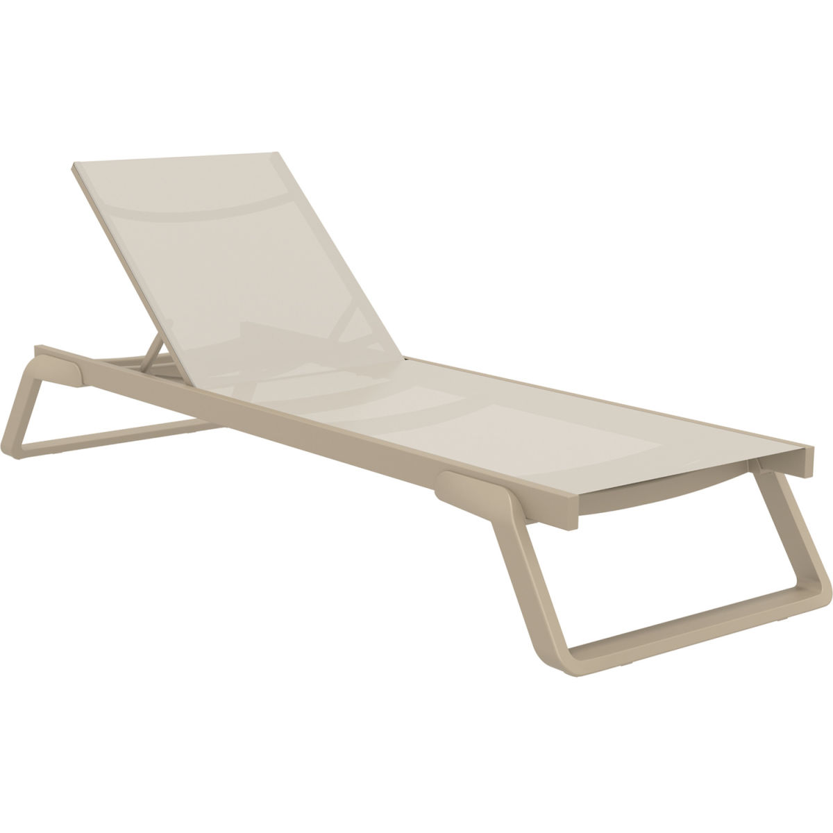 Siesta Sonnenliege Tropic; 210x72x31 cm (LxBxH); taupe