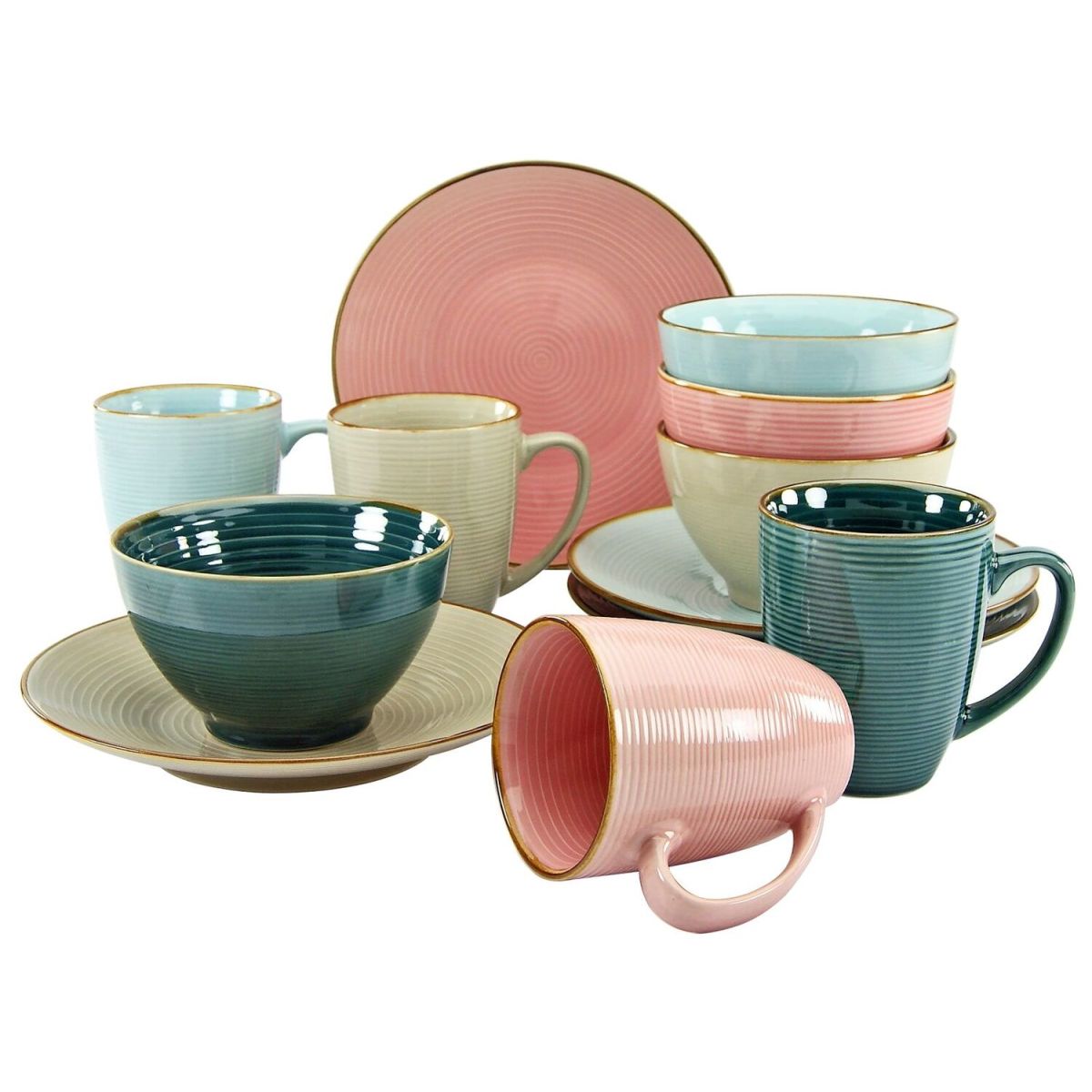 CreaTable COSY Morning - Frühstück-Set 12 tlg; mehrfarbig