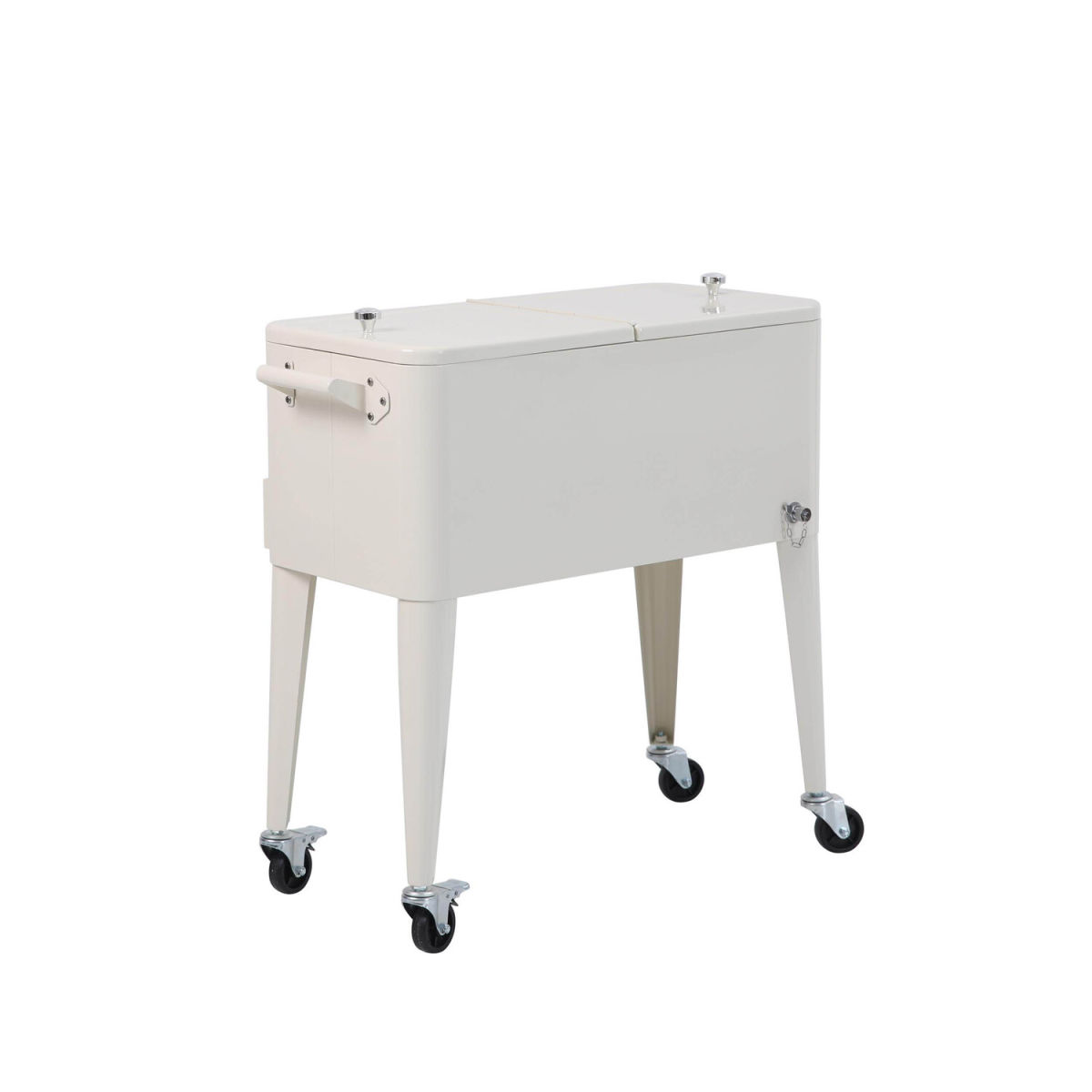 Barths Kühlbox Icy auf Rädern; 91x43x89 cm (LxBxH); beige