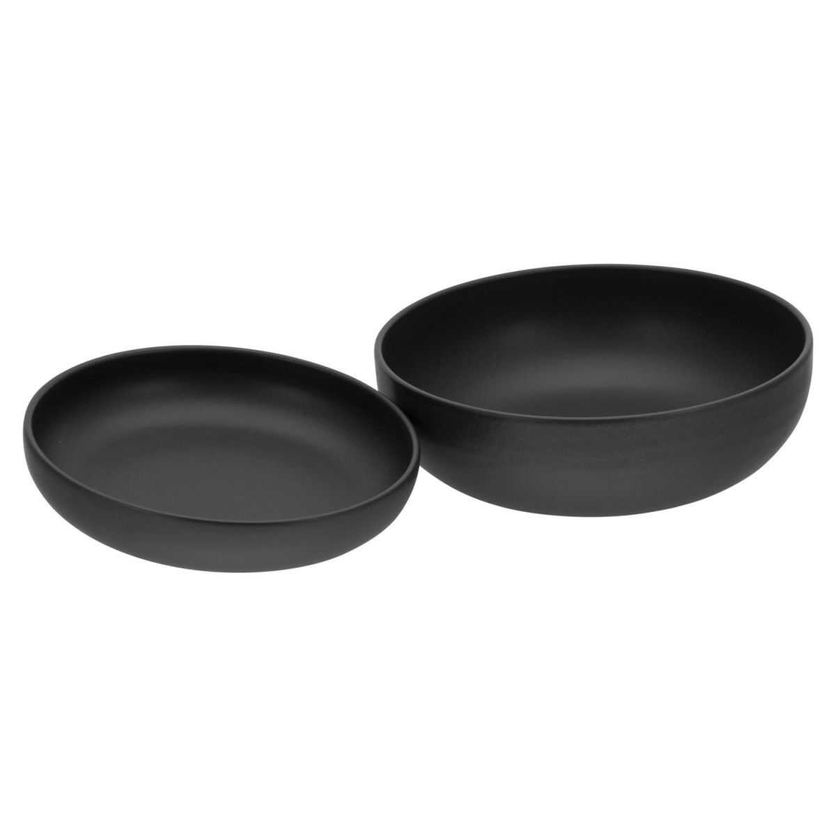 CreaTable Uno - Salatset 2-tlg; 2800 ml; schwarz