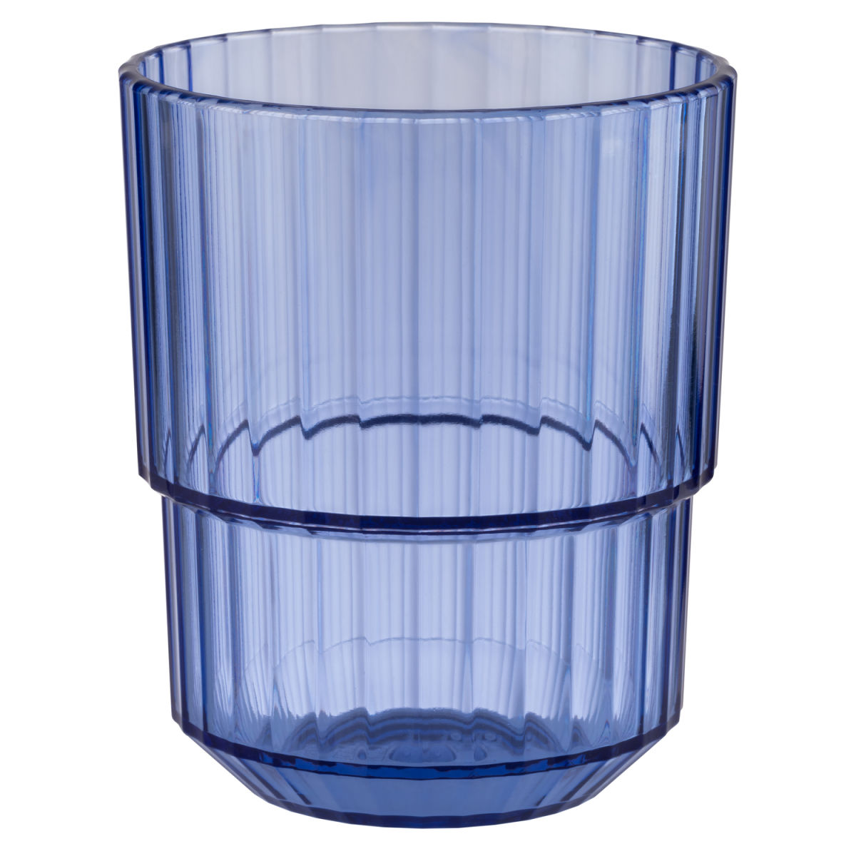 APS Trinkbecher LINEA, Tritan; 150 ml, 6.5x6.5x8 cm (LxBxH); blau; 48 Stück / Pack