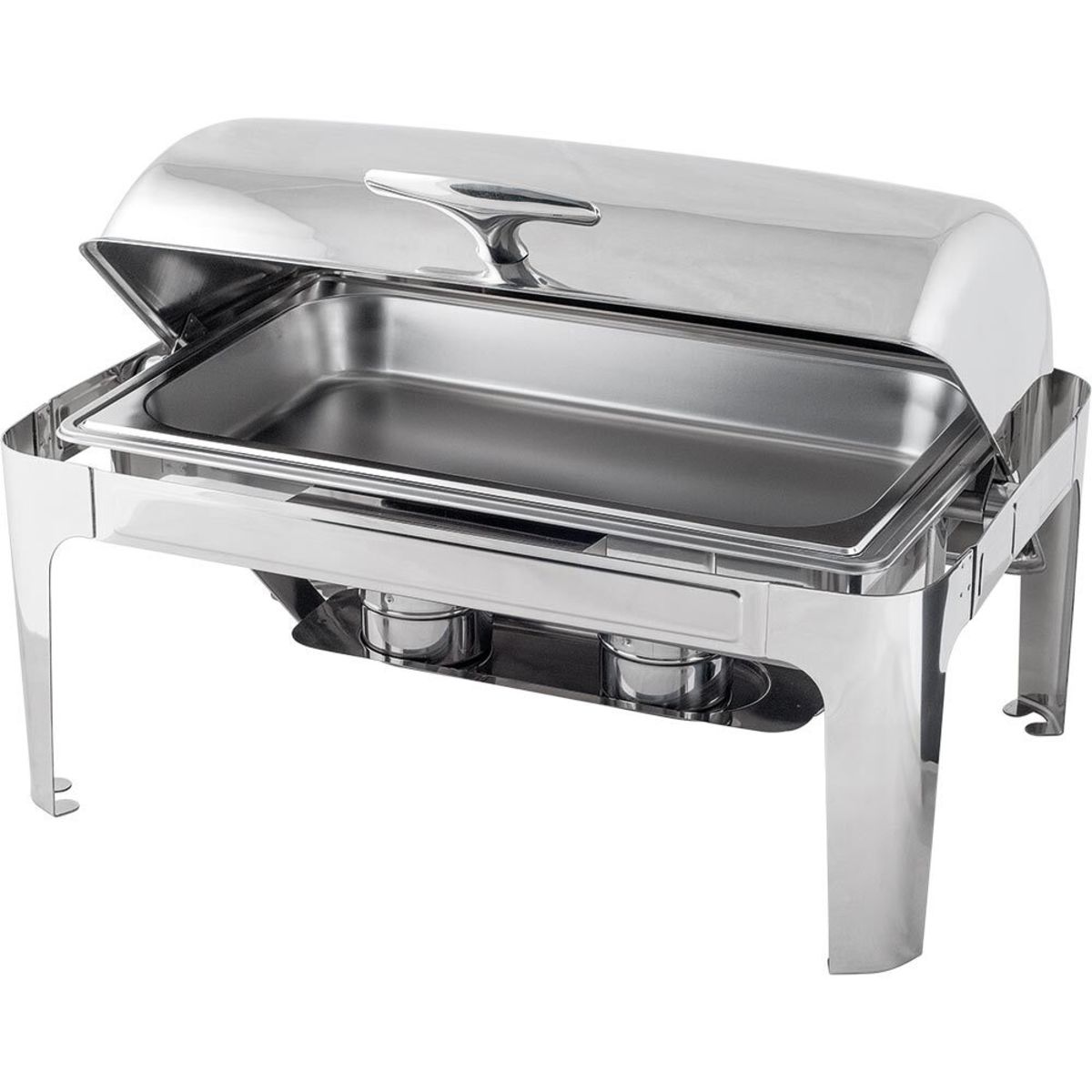 Stalgast Roll-Top Chafing Dish, GN 1/1; 8.5 l, 64x47x43 cm (BxTxH); silber