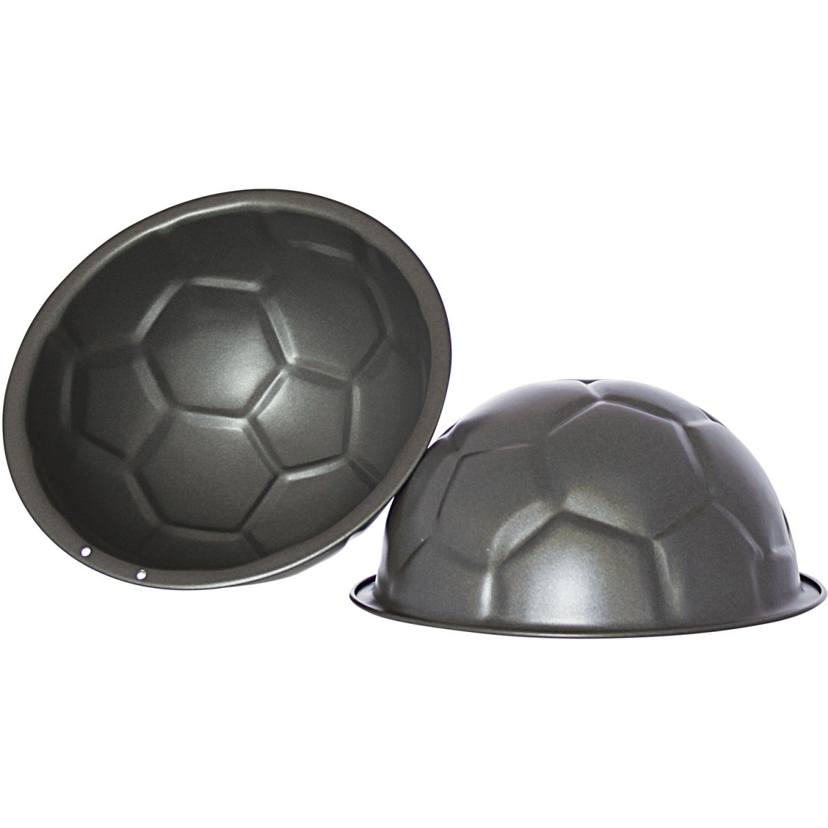 Schneider Walter Backform Fussball; 2750 ml, 25x25x22.5x11.5 cm (LxBxØxH); anthrazit; rund