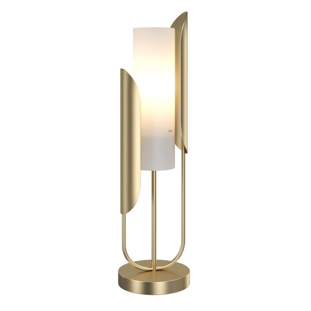Maytoni Maytoni Tischleuchte Cipresso Gold, aus Metall, 1xE14; 20x20x20x75.3 cm (LxBxØxH); gold; Gestell gold