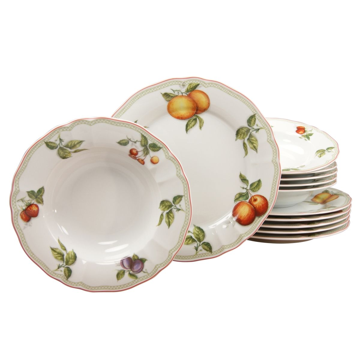 CreaTable Flora Orchard - Tafelservice 12-tlg; weiß