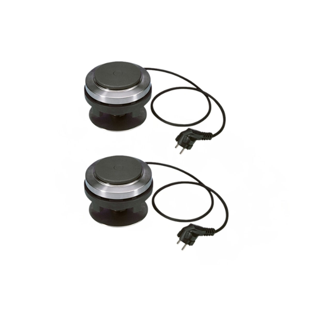 APS Chafing Dish Heizung, 2er-Set, 500 W; 13x13x10.5 cm (LxBxH); silber
