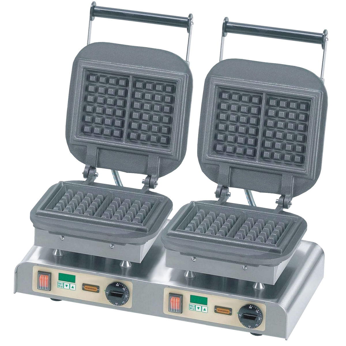 Neumärker Waffeleisen Brüsseler II; 61x34x25 cm (BxTxH); grau