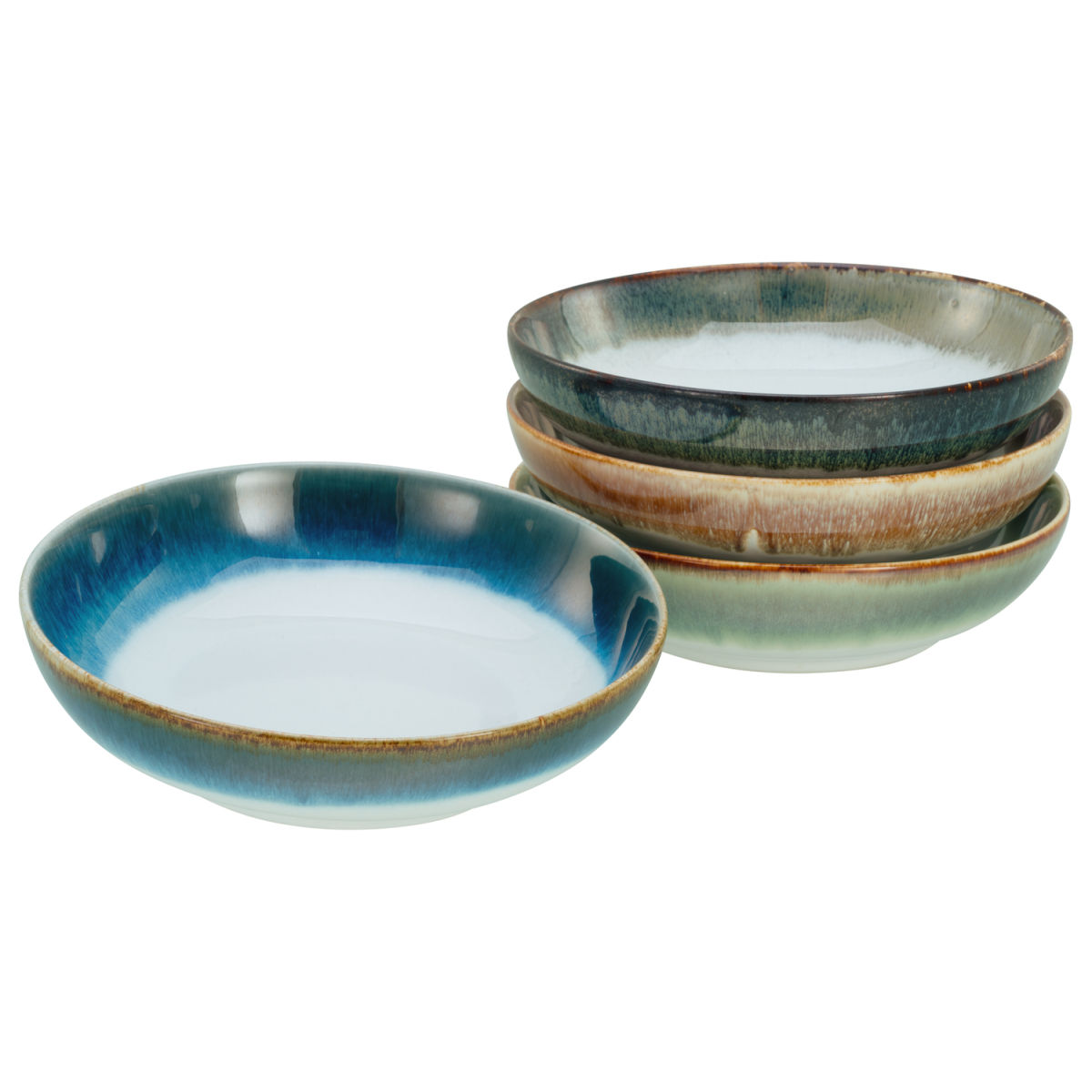 CreaTable Cascade - Poke Bowl 4-tlg; 950 ml, 22.5x6 cm (ØxH); mehrfarbig; rund; 4 Stück / Pack