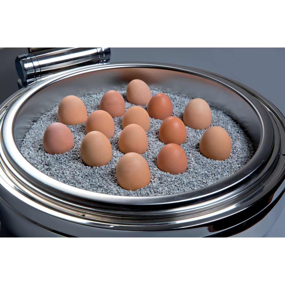 APS Wärme-Kies für Chafing Dishes Inhalt: 7 kg; 7000 ml, 23x20 cm (BxH); grau