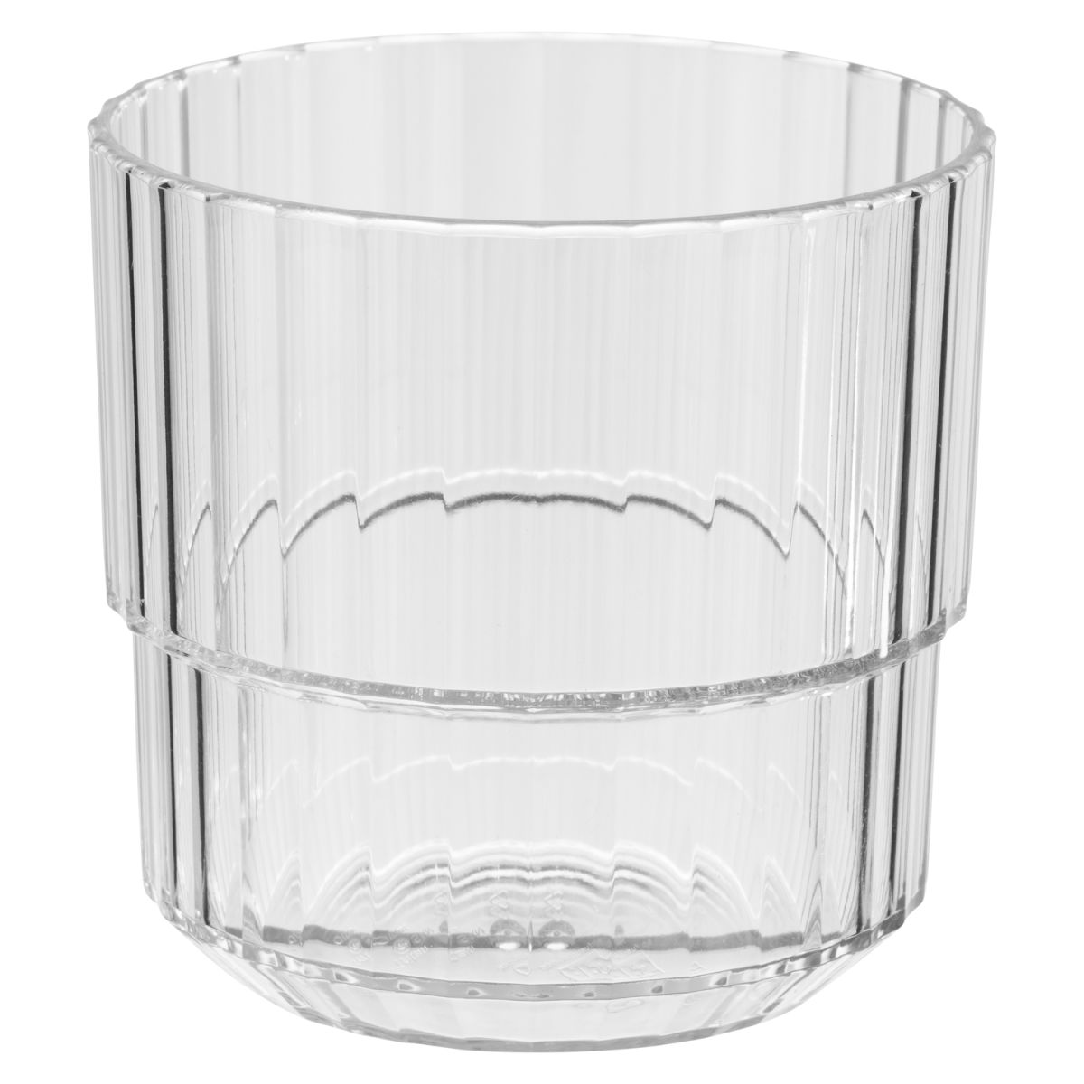 APS Trinkbecher LINEA, Tritan; 220 ml, 8.5x8.5x8 cm (LxBxH); transparent; 48 Stück / Pack