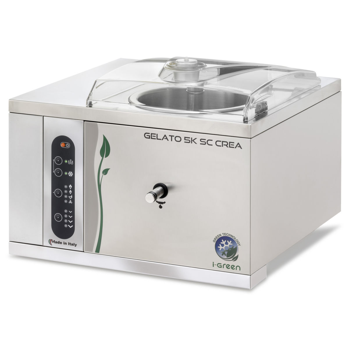 Neumärker Eismaschine Gelato 5K SC Crea; 3200 ml, 46.5x39.5x48 cm (BxHxT); silber