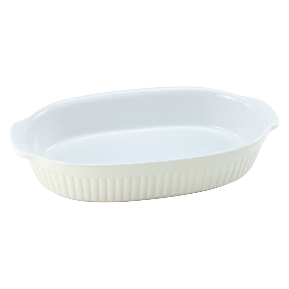 CreaTable Pastell Kitchen - Auflaufform oval; 2500 ml, 33.5x18x6 cm (LxBxH); creme; oval