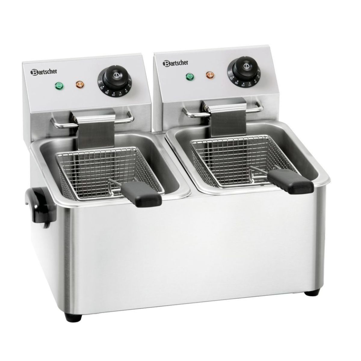 Bartscher Fritteuse SNACK IV; 8 l, 55.5x62x34 cm (BxTxH); silber