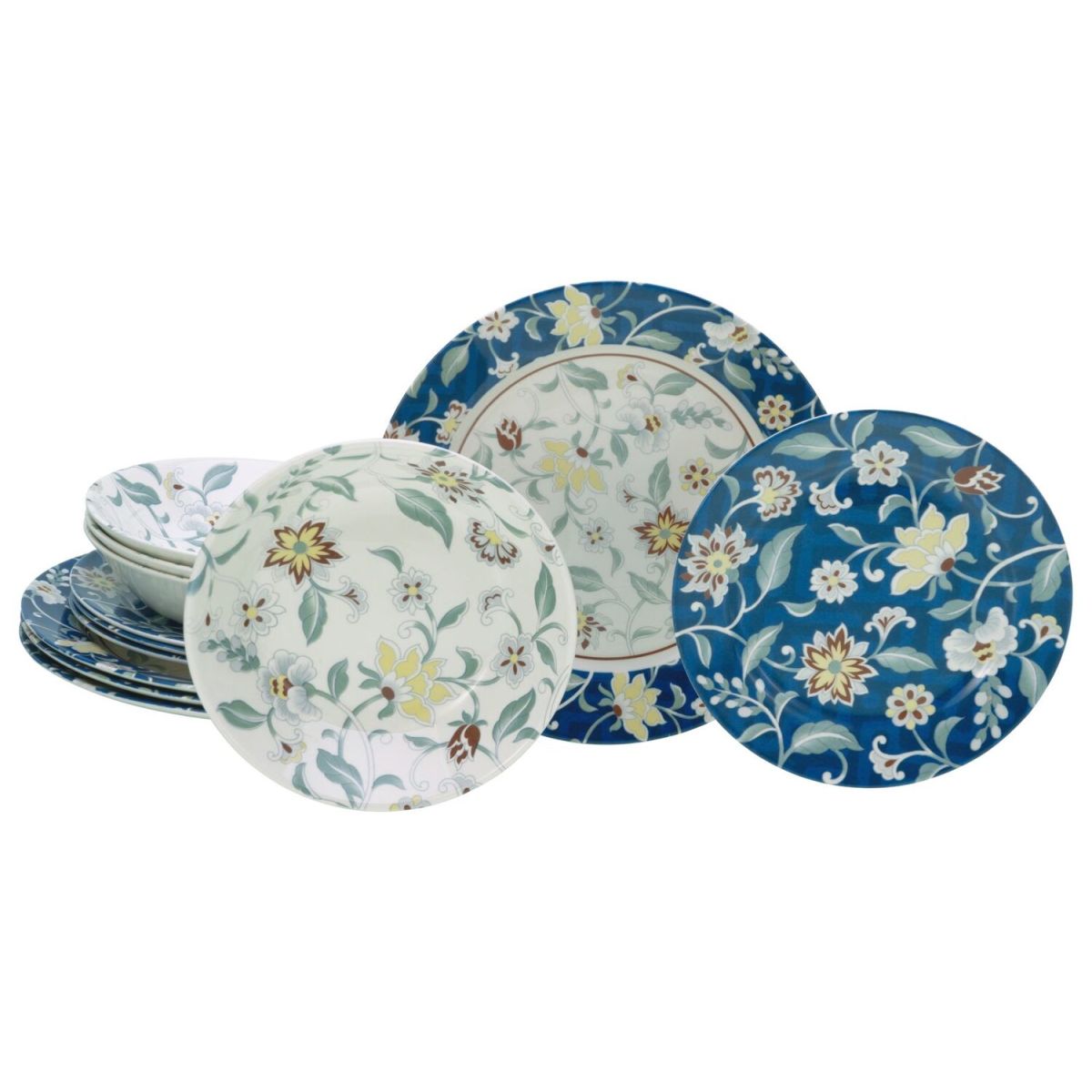 CreaTable Odessa WL - Tellerset 12-tlg; mehrfarbig