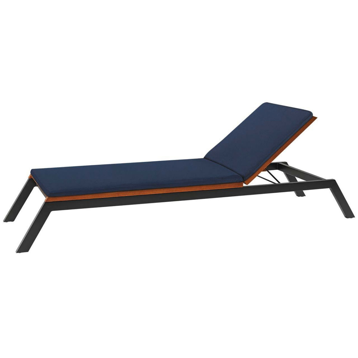 Rondo Auflage für Sonnenliege 'Sassa', Bezug aus Polyester; 54x220x6 cm (BxLxH); blau