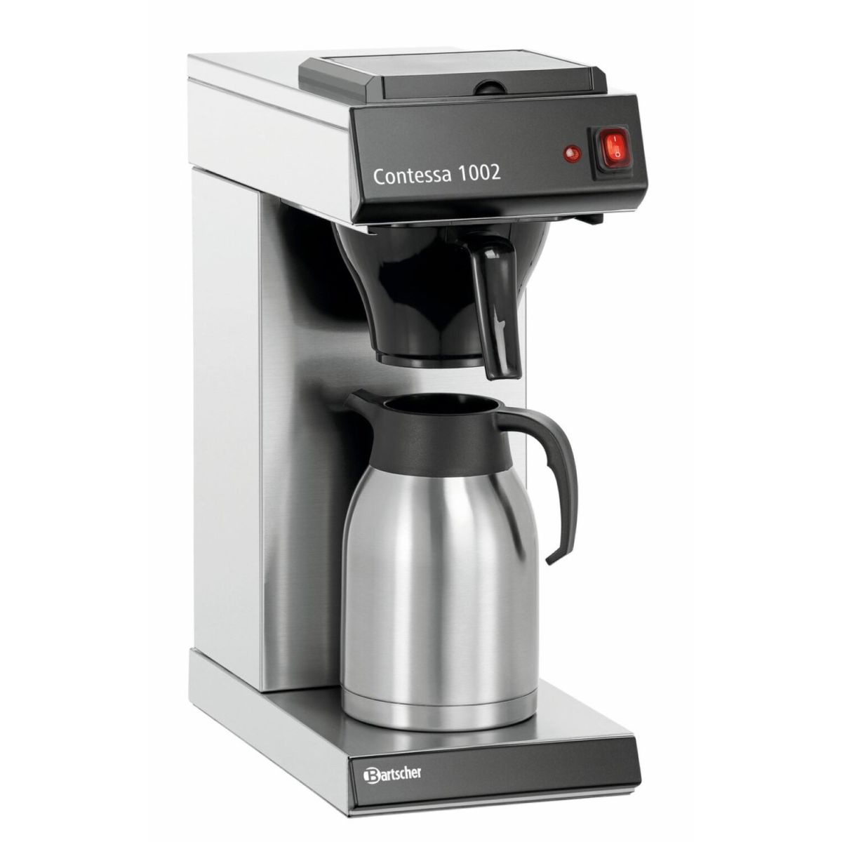 Bartscher Kaffeemaschine Contessa 1002 Contessa 1002; 2 l, 21.5x52x40 cm (BxHxT); silber