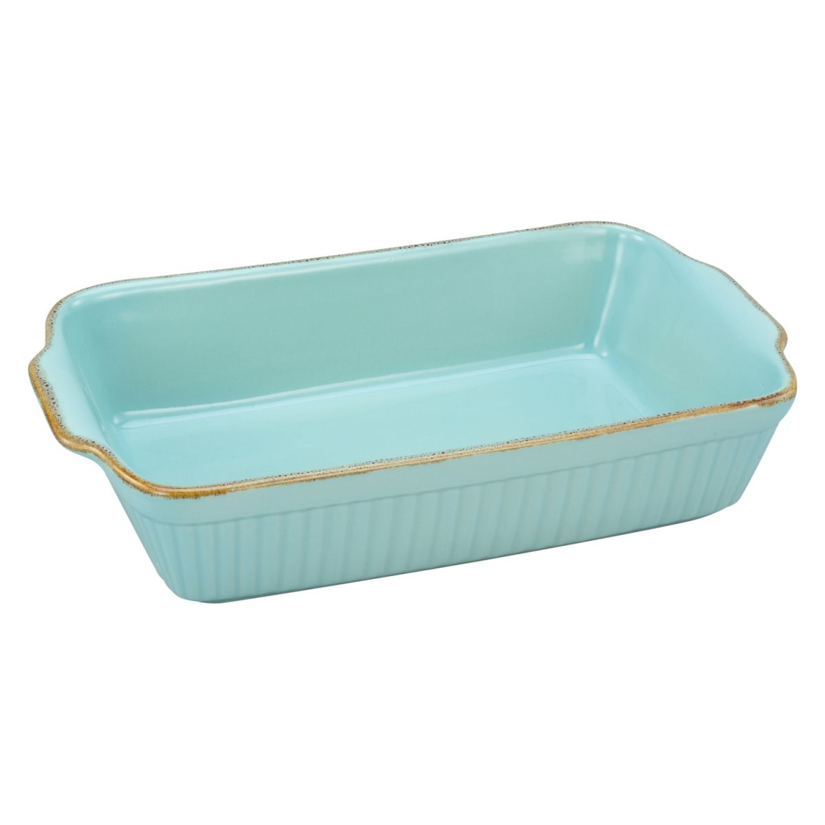 CreaTable Classic Vintage - Auflaufform rechteckig; 2500 ml, 34x20x7.5 cm (LxBxH); mint; rechteckig
