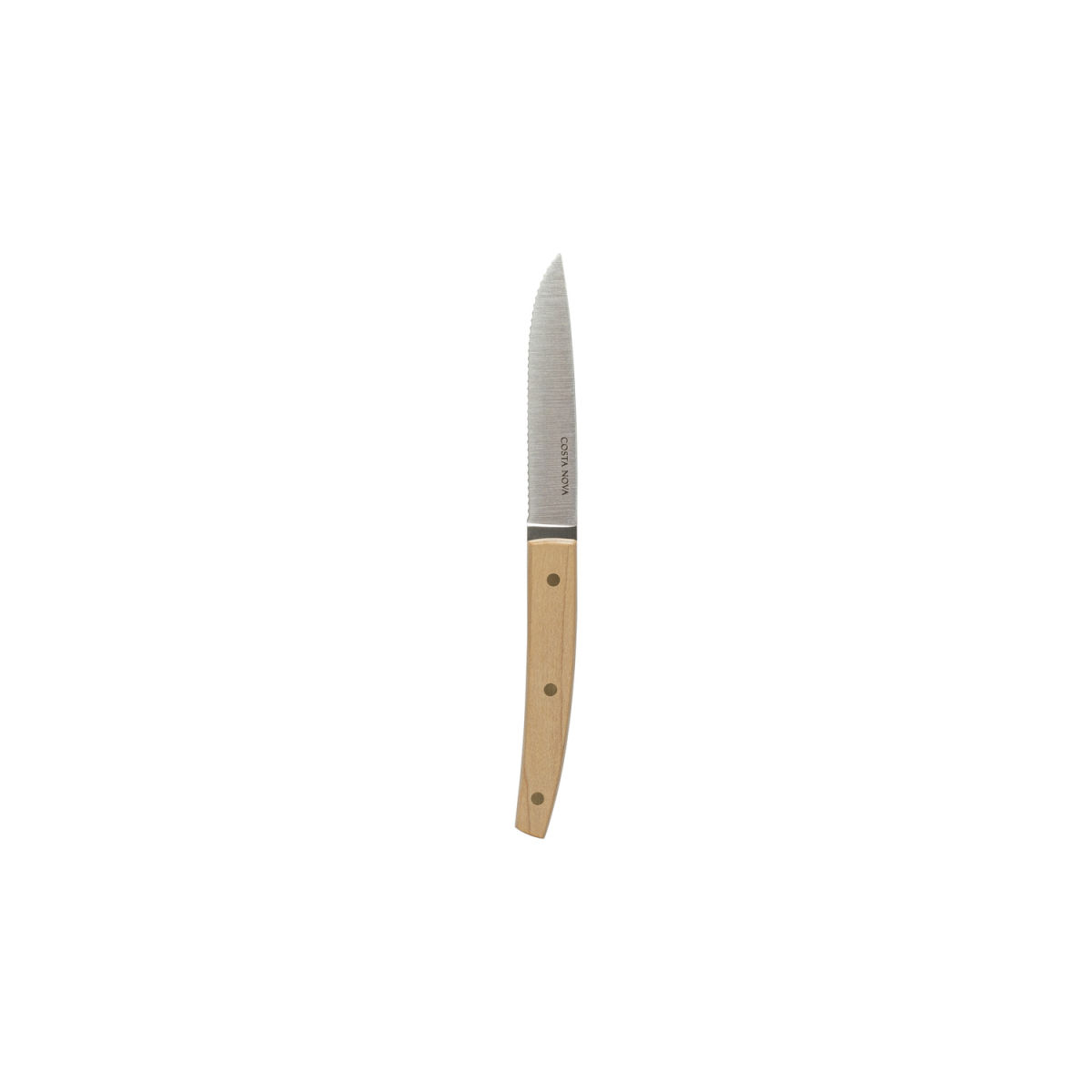 Costa Nova Steakmesser Ahorn Steak Knives Collection; 23.3 cm (L); braun; 6 Stück / Pack
